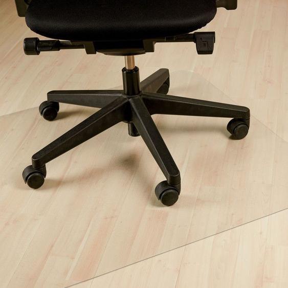 Relaxdays Tapis de protection sol, chaise de bureau, 75 x 120,protection chaise parquet lino, antidérapant, transparent