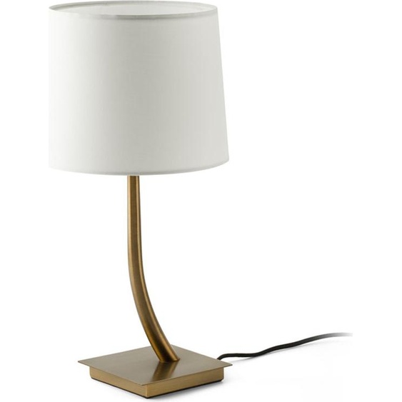 REM Lampe de table bronze/blanc 29685-04