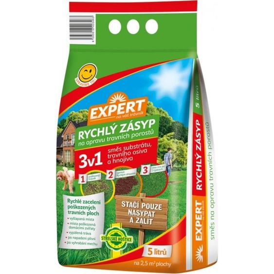Remblayage rapide EXPERT pour la réparation des prairies 5l