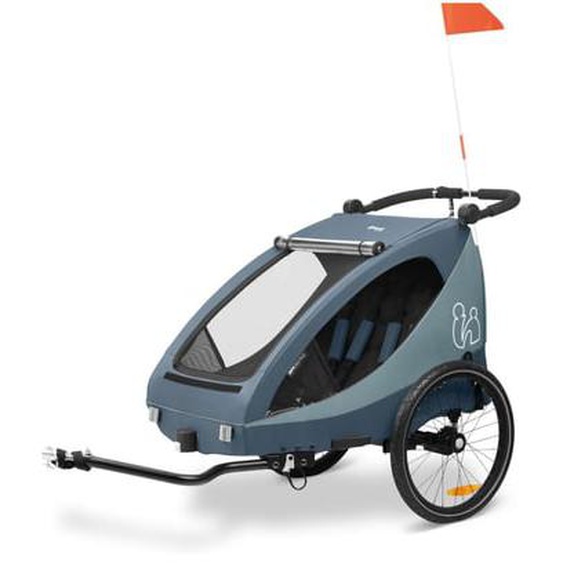 Remorque vélo duo Dryk Plus Bleu Foncé