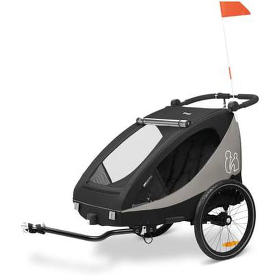 Remorque vélo duo Dryk Plus Noir