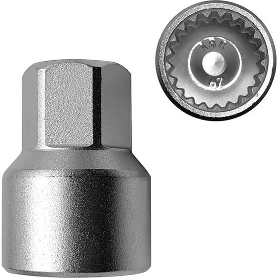 Remplacement de la clé à écrou de blocage de roue pour Porsche, 67 adaptateur serrure/nouille à paroi mince, outil pour enlever lantivol