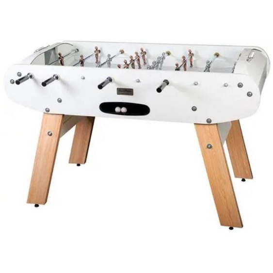 René Pierre Baby-foot Onyx Blanc mat - Pieds chene