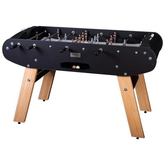 René Pierre Baby-foot Onyx Noir mat - Pieds chene