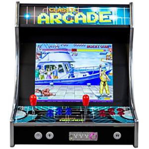 René Pierre Borne Arcade 2980 jeux vidéo - 2 joueurs - Bleu