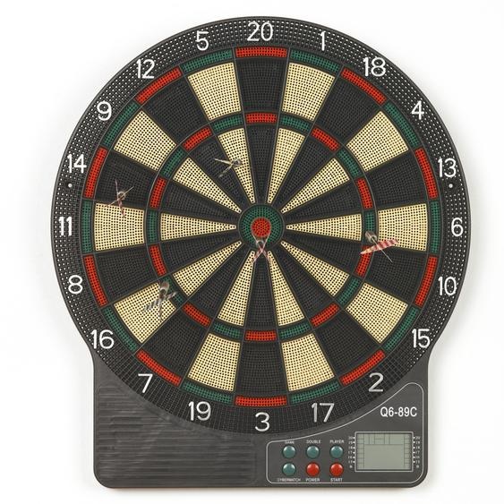 René Pierre Cible électronique Master - 6 fléchettes - 8 joueurs