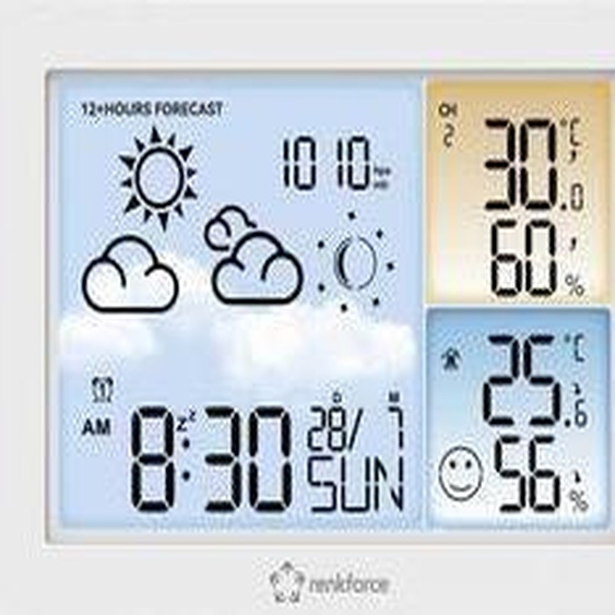 Renkforce Digitale-Wetterstation Weiß (RF-4883634)