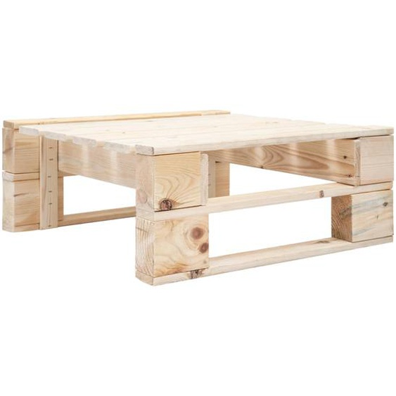 Repose-pied palette de jardin bois