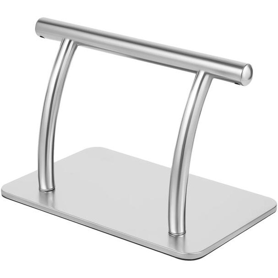 Repose-pied pour fauteuil de coiffure, en acier inoxydable, design antidérapant, couleur argent