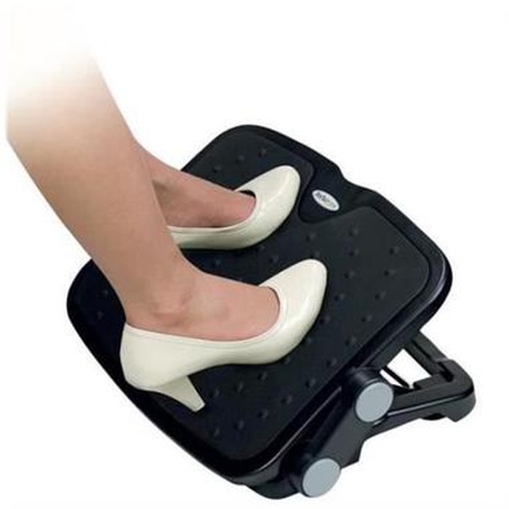 Repose-pieds de bureau réglable noir - STARTECH - Hauteur réglable, Anti-dérapant, Confortable