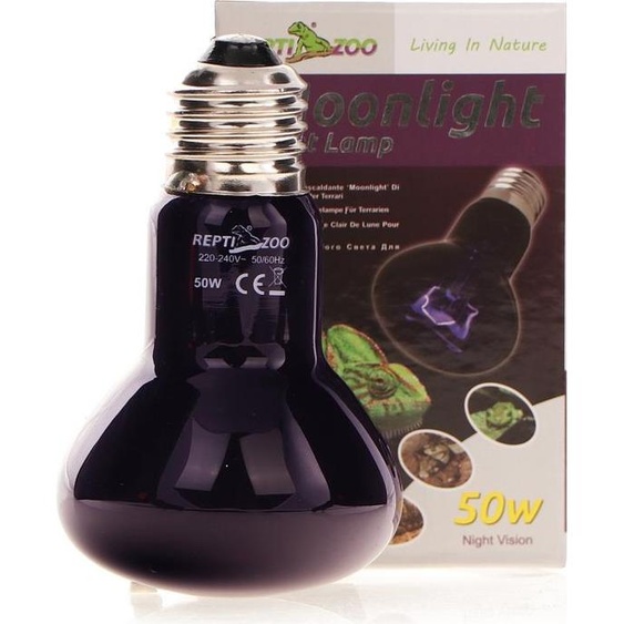 Repti-Zoo Moonlight Heat 50W - ampoule chauffante de nuit Repti-Zoo