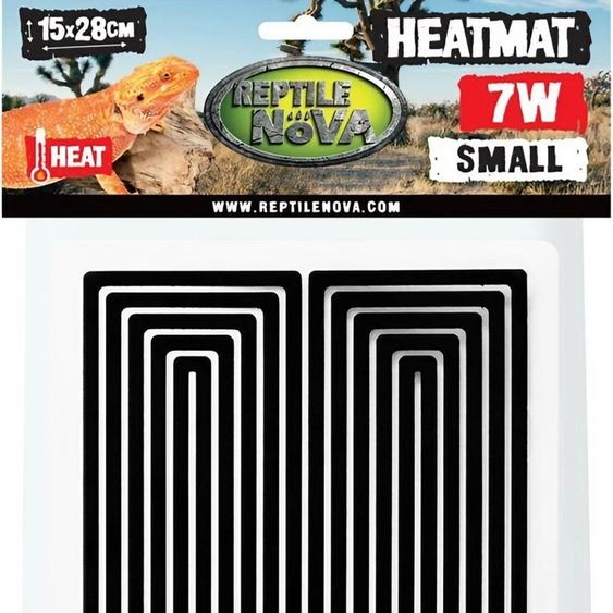 Reptile Nova HEATMAT-R200 S - 7W Tapis chauffant réglable 15x28cm