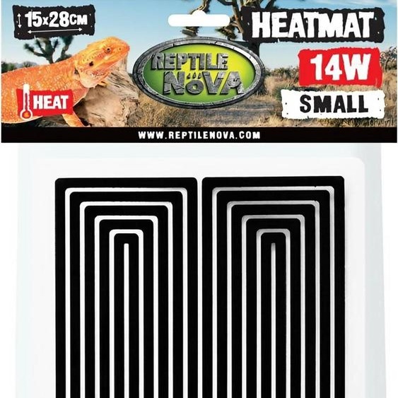 Reptile Nova HEATMAT-R300 S - Tapis chauffant réglable 14W 15x28cm