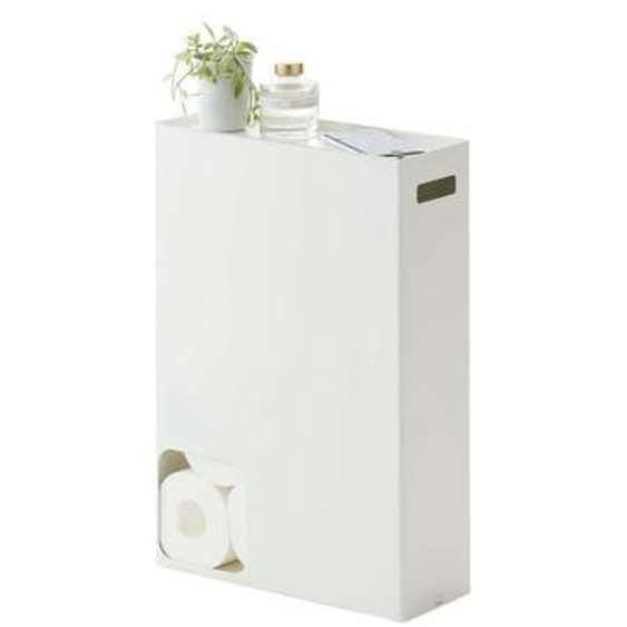 Réserve papier WC rangement design Yamazaki Plate