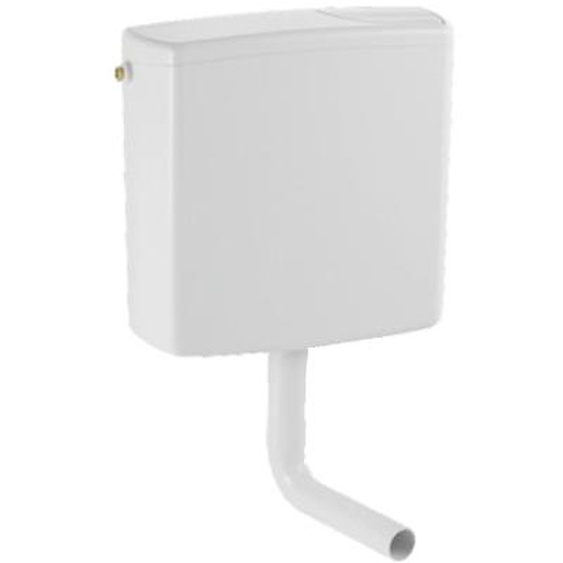 Réservoir apparent blanc AP140 de WC semi-bas simple touche - GEBERIT - 140.017.11.1