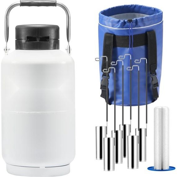 Réservoir dazote liquide 3L - Réservoir LN2 - Réservoir dazote - Réfrigération - 6 bidons - Équipement professionnel