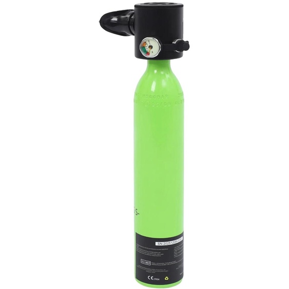 Réservoir de plongée sous-marin, de taille compacte, offrant une performance fiable, de couleur verte