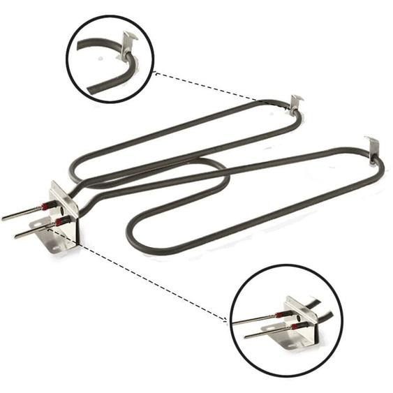 SNQ - Résistance 66816 pour barbecues électriques Weber – 2200 w – 230 v – Pièce détachée – Compatible avec les barbecues Q240 – Q2400