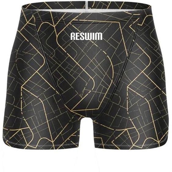 RESWIM Nouveau Short de Bain Jammer pour Homme – Idéal pour la Plage, la Natation, le Surf et la Plongée – Short de Sport et de Gym