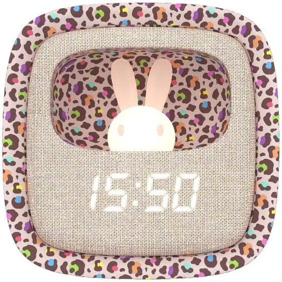 Réveil 2 En 1 Billy Rainbow Leopard Multicolore