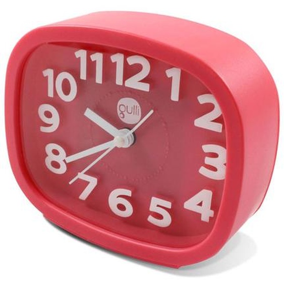 Réveil Avec Mouvement À Quartz Et Silencieux, Sonnerie Par Buzzer Électronique Rose