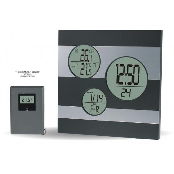 Réveil avec thermomètre C02.2577.9270