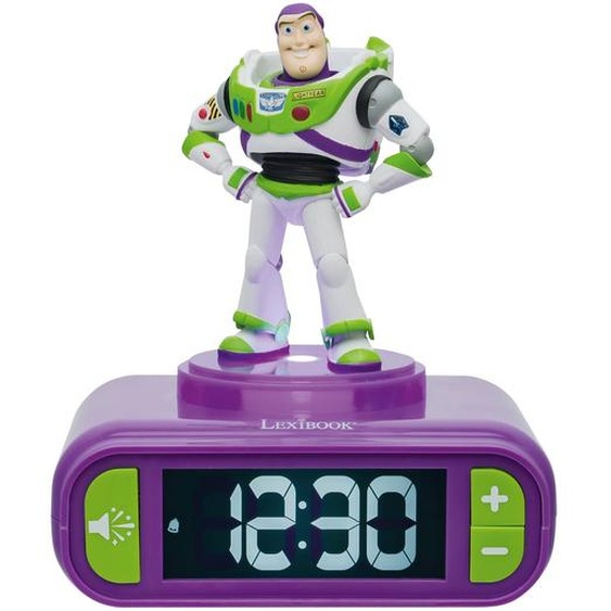 Réveil Avec Veilleuse Buzz En 3d Multicolore
