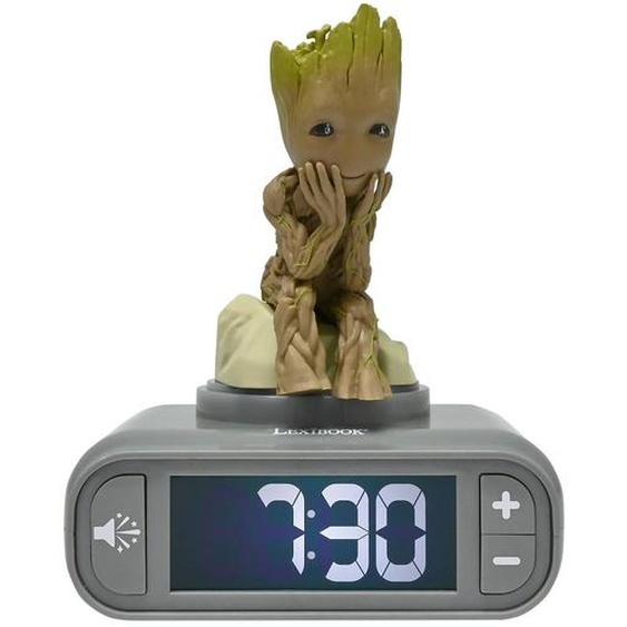 Réveil Avec Veilleuse Groot Des Gardiens De La Galaxie 3d Vert