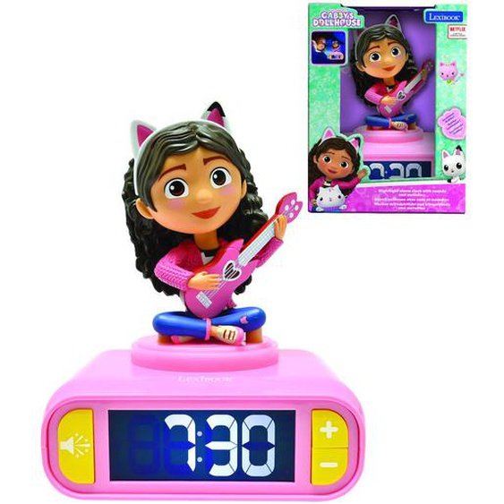 Réveil Avec Veilleuse Lumineuse Gabby Dollhouse En 3d Multicolore