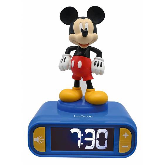 Réveil Avec Veilleuse Lumineuse Mickey En 3d Multicolore