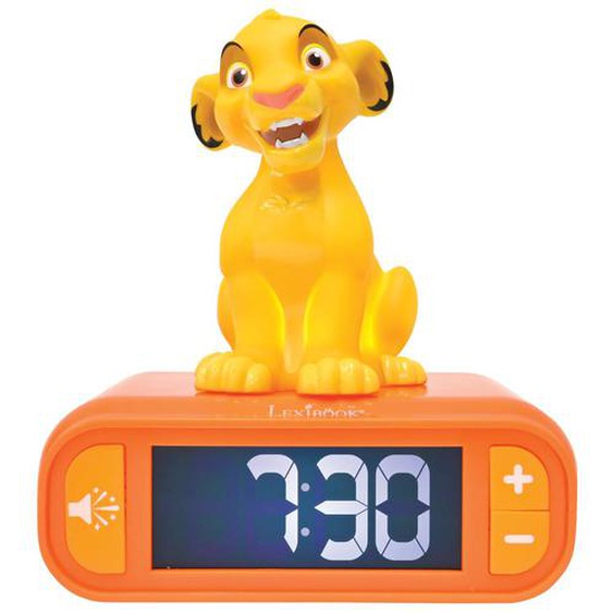 Réveil Avec Veilleuse Simba 3d Multicolore