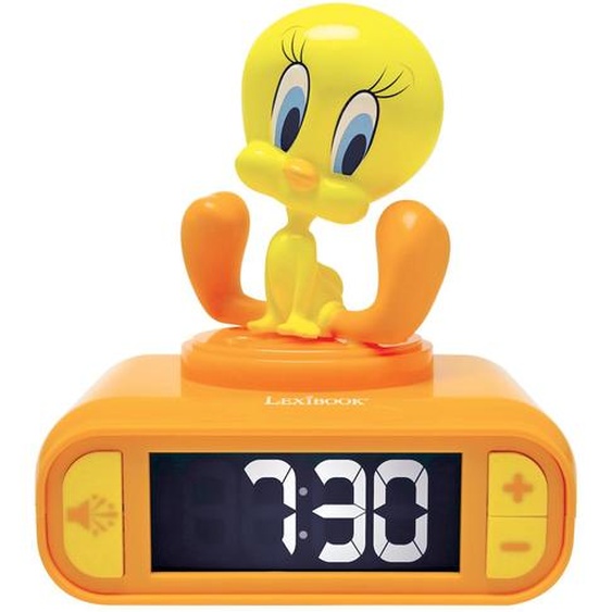 Réveil Avec Veilleuse Titi En 3d Multicolore