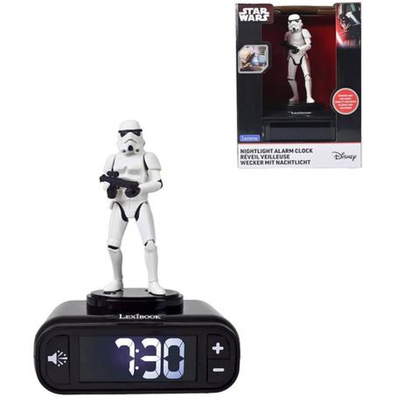 Réveil Digital Avec Veilleuse Stormtrooper Et Effets Sonores Multicolore
