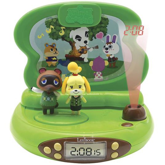 Réveil Projecteur Animal Crossing En 3d Multicolore