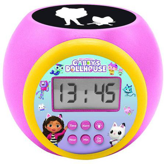 Réveil Projecteur Gabby Et La Maison Magique Multicolore