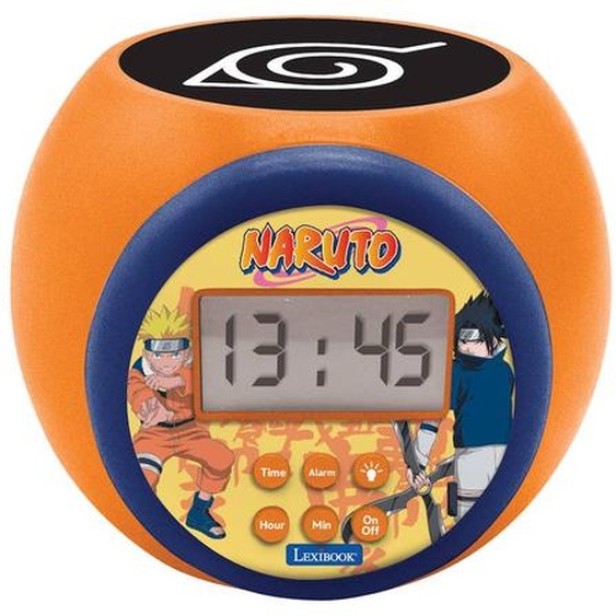 Réveil Projecteur Naruto Avec Minuteur, Fonction Alarme Et Répétition, Veilleuse Avec Minuterie Multicolore
