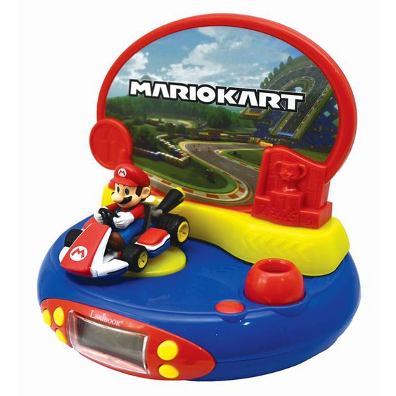 Réveil Projecteur Nintendo Mario Kart En 3d Multicolore
