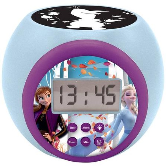 Réveil Projecteur Reine Des Neiges Multicolore