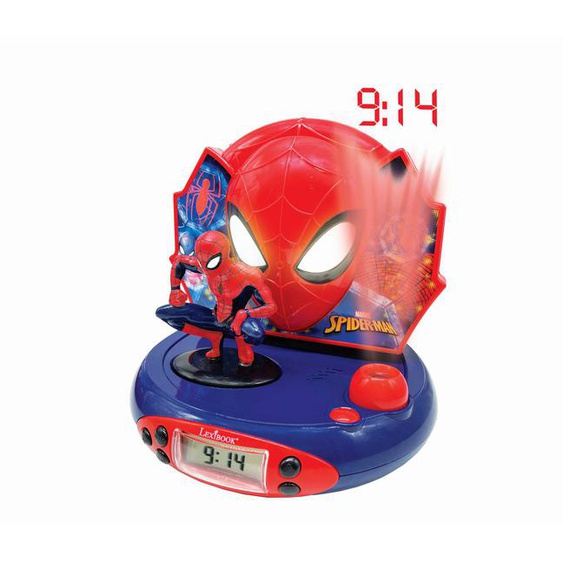 Réveil Projecteur Spiderman En 3d Multicolore