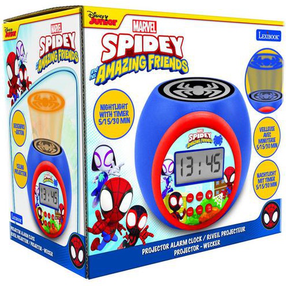 Réveil Projecteur Spidey And His Amazing Friends Multicolore