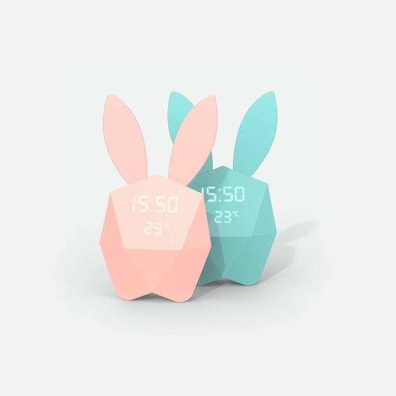 Réveil & Veilleuse Cutie Clock - Aimanté, Nomade Turquoise - Mob Rose