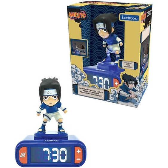 Réveil - Veilleuse Sasuke Avec Effets Sonores Multicolore