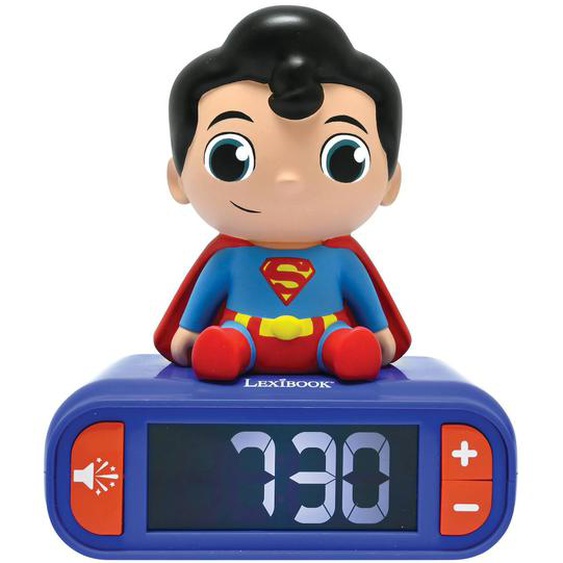 Réveil - Veilleuse Superman Avec Effets Sonores Multicolore