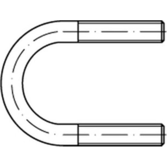 Reyher Etrier en acier rond DIN3570 acier U A 82/NW 65 M12 035700210820000 (50 pièces)