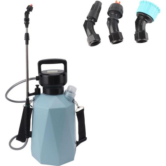 Rhombus 7.4V High Power Battery Powered Sprayer 5L Large Capacity Electric Sprayer for Garden Bleu