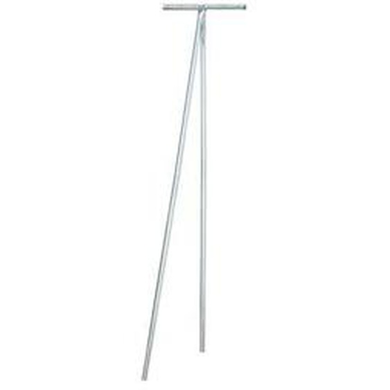 Etendoir à linge zingué 6 fils tubes 32mm hauteur env.215cm largeur 590mm