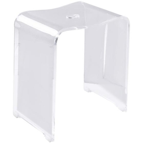 RIDDER Tabouret de salle de bain Trendy transparent