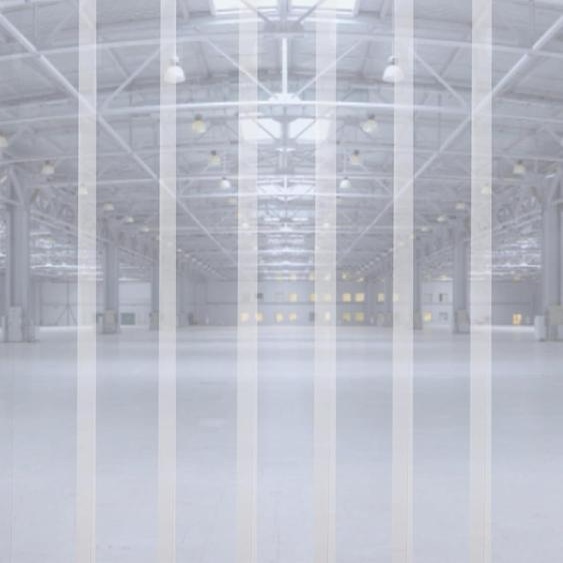 Rideau à bandes en PVC transparent 1x2 m 6 bandes pour le stockage du magasin de réfrigération.