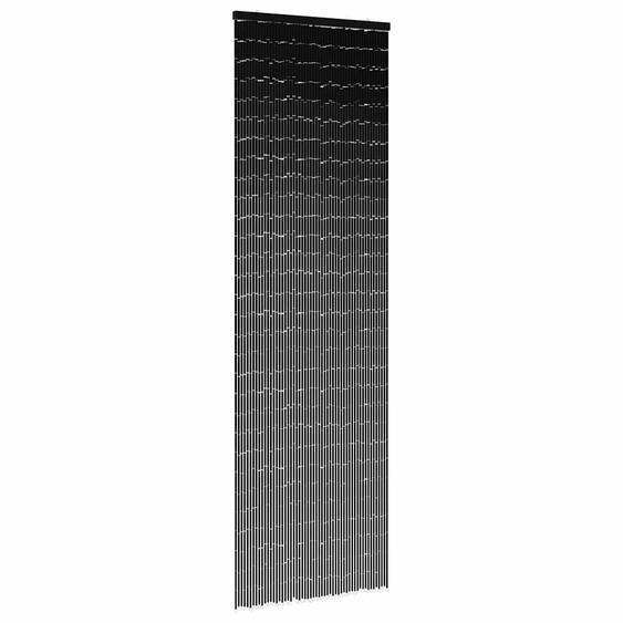 Rideau anti-insectes gris foncé 56 x 185 cm bambou