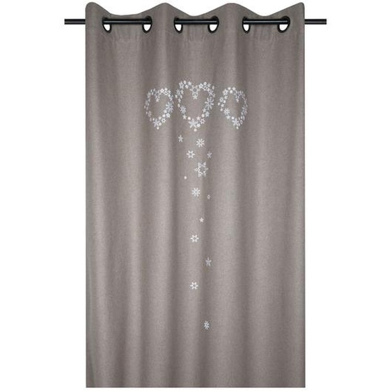 Rideau ARLY taupe135x260 cm